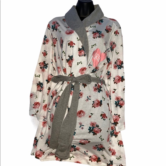 Love Cherish White & Pink Bride Robe - Picture 2 of 5